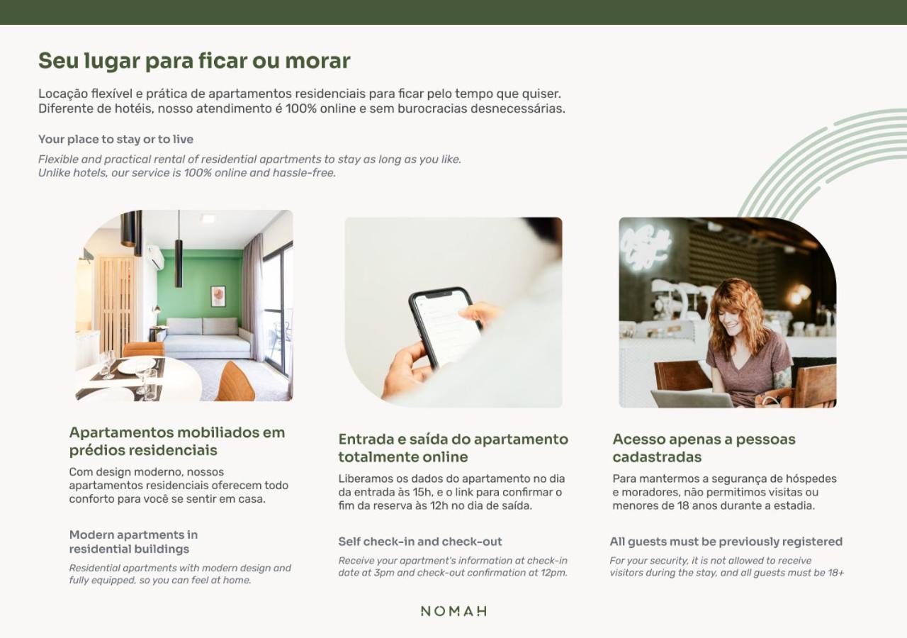 Nomah - Aptos Por Temporada Na Liberdade Daire Sao Paulo Dış mekan fotoğraf
